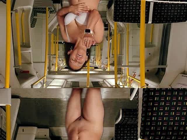 PREVIEW OF STRIPPING AND MASTURBATING ON METRO WITH AGARABAS AND OLPR