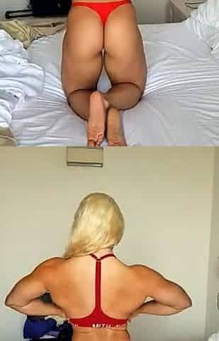 Webcam busty blonde stripped covered by oil anal masturbate