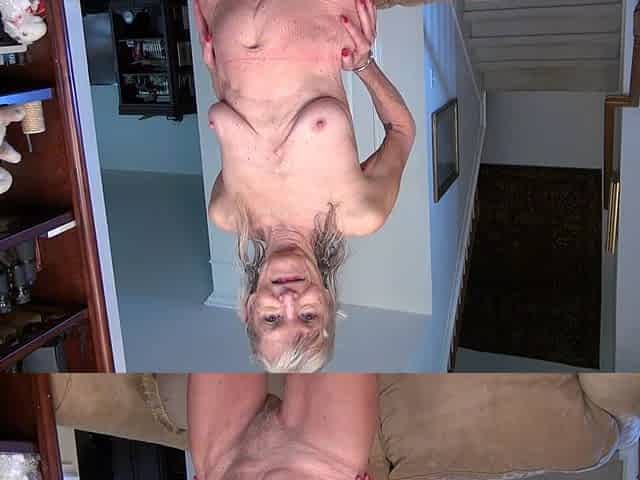 Mature granny Candis pleasures herself with toys in solo session