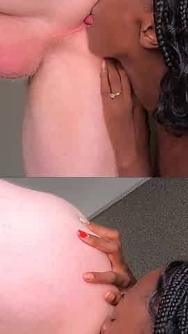 Rimjob for My White Daddy - Ebony Wife Privilege (with BJ and Finger Play)