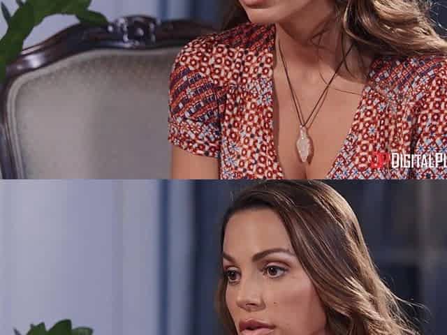 Abigail Mac in sensual lesbian sex video