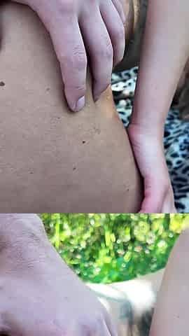 First Outdoor Anal with My Girlfriend