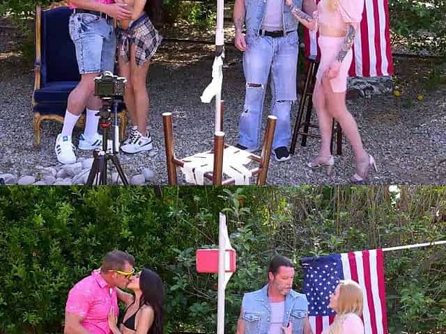 Stepdads day photoshoot turns into hot fuckfest