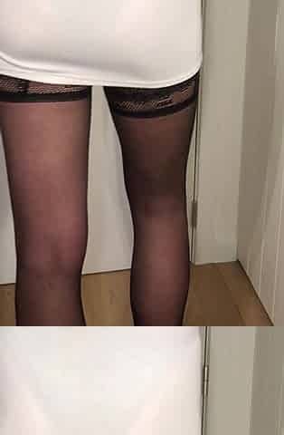 see through stockings swimsuit