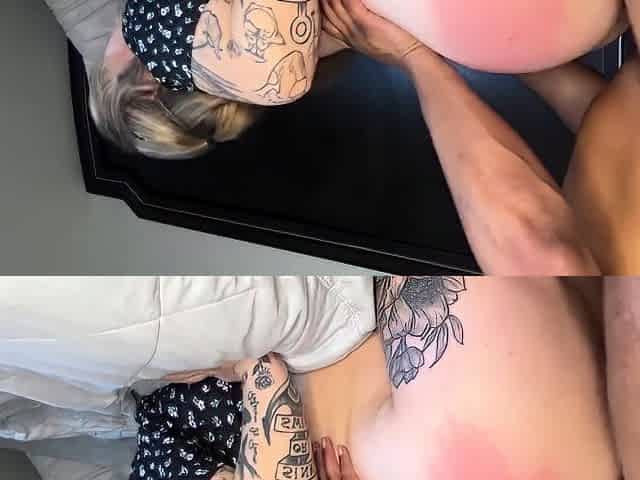 Interracial Anal with Big Tit PAWG MILF