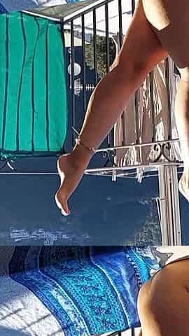 Selena Outdoors, Naked Posing and Feet Worship