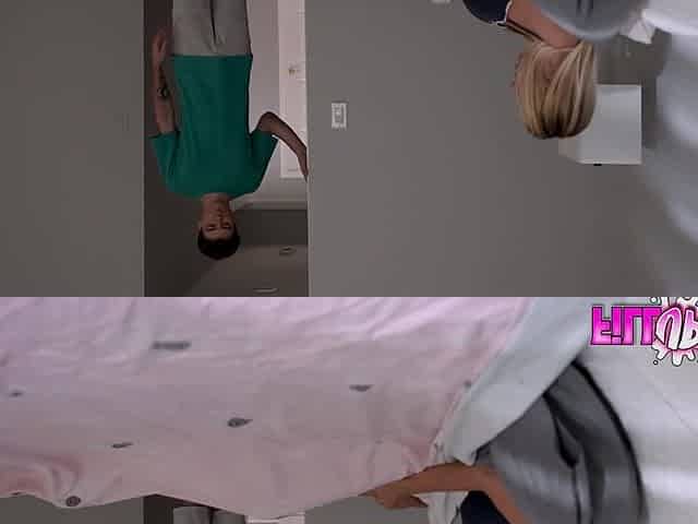 Busty mommy needed help from her stepson