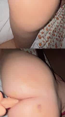 Screwing step sisters butt with a 12 inch jock