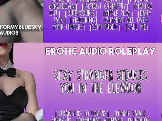 [Audio Roleplay] Hot Stranger Seduces U In an Elevator