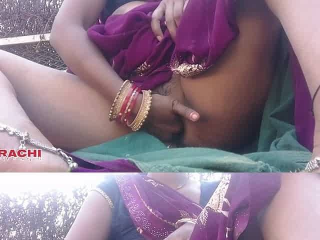 Indian Village Beautiful Hot Wife Fuck with Husband Outdoor Clear Hindi Audio, Indian Village Bhabhi Fuck in Outdoor Forest XXX