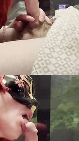 Japan Style: Blowjob, Pussy Play & Warm Cum on My Bush