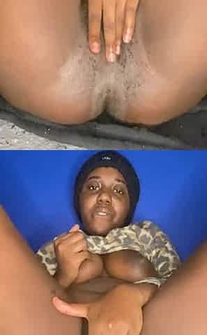 creamy black masturbation