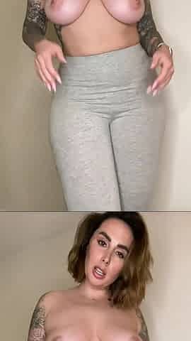 Large booty paige turnah is gonna tease u with her booty in yoga panties previous to taking 'em off to mast