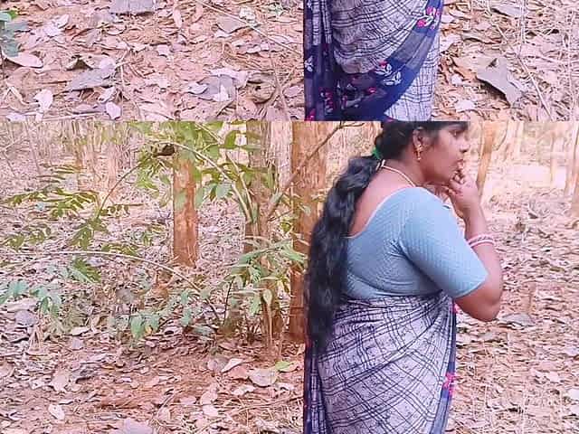 Indian Outdoor Sex. Desi Beautiful Bhabi Fucking Husbend's Small Stepbrother Big Dick in Forest. Teludu Dirty Talks.