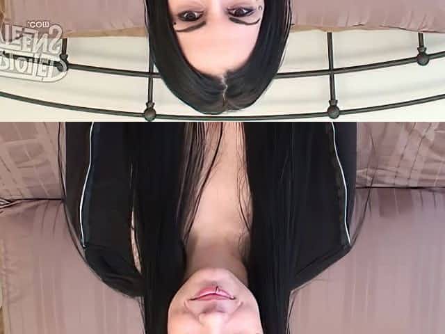 19 Yr Old With Jet Black Hair Gives A Blowjob