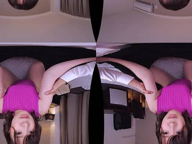 Alluring Japanese enchantress delivers sensual blowjob thrills in virtual POV