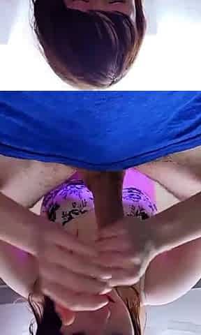 Snuggle punk blowjob