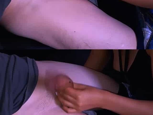 hawt stepsister comes to my rooms and eats all my cum after college - three compilation