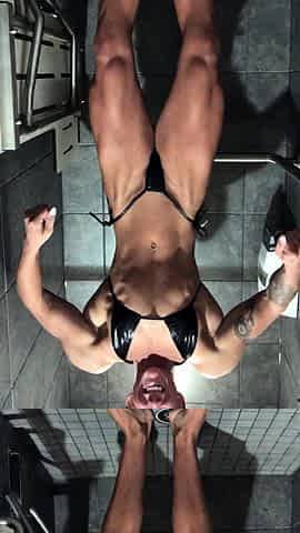 Amateur wild chick solo masturbation
