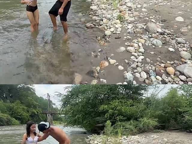Pair Of Young Strangers Meet In An Open Field And End Up In A Rich Anal Threesome