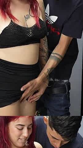 Cute Hot Colombian Gives a Big Cock Blowjob