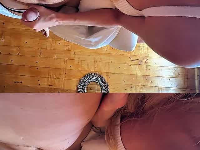 Morning sex with step sister in a cozy abode in the mountains