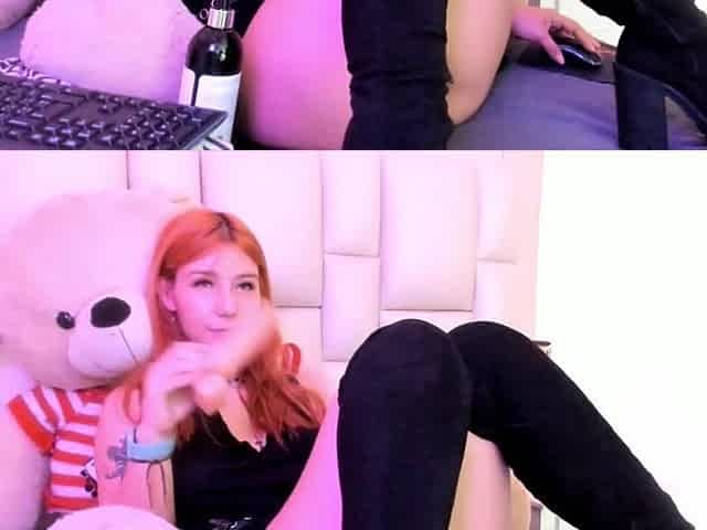 Excited college hotty wishes to bang her hirsute cunt whilst watching a fan masturbate for her on movie ca