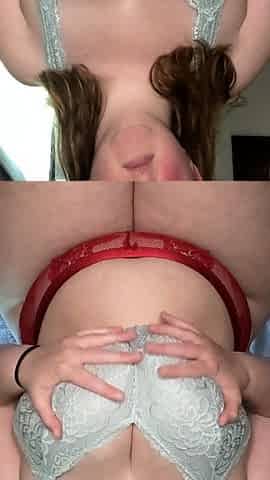 Amateur blondie solo anal masturbation