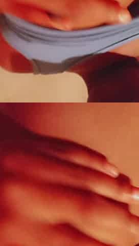Solo black fingering her unshaved vagina