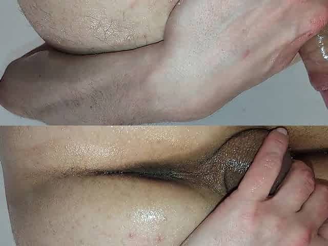 Precum in my Oiled Up Booty - 11min 4K Closeup