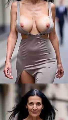 Breasty MILFs with BIGGEST Natural Melons nipp slide - Compilation 4 [AI generated]