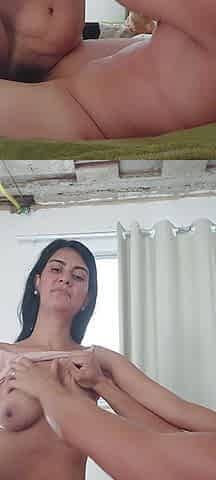 Beautiful and Wonderful Vanessinha Rolling on the Penis