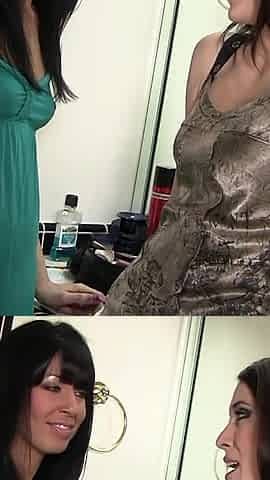 Hot rockstar lesbians does 69 and pussy fuck