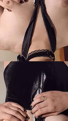 Melody's Playboy Bunny Auditions, Deepthroat and Giant Sex toy