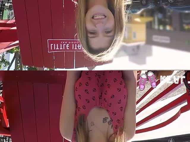 Real Teens - Large titty Sarah Bella bounces on a large schlong