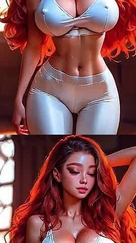 Huge Boobs Redhead Girl Dancing for You