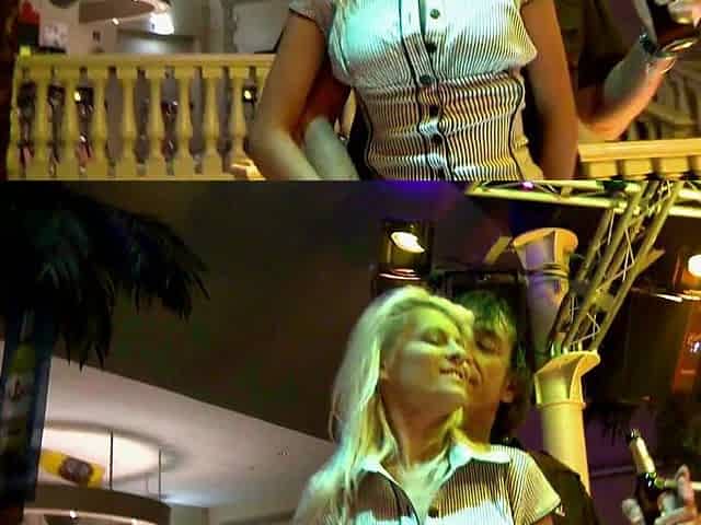 Blonde Bathroom Slut Double Penetrated Wild