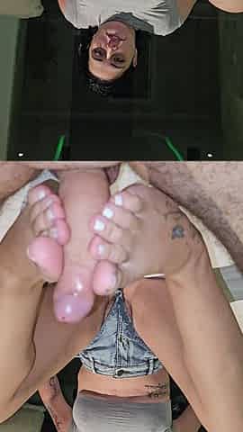 Sometimes We Have to Please the Cuckold Even if It's Only with Our Feet.