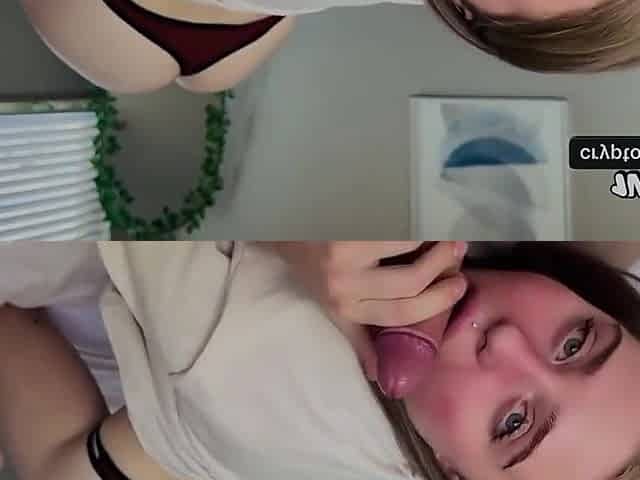 Young Chick In Panties Decided To Suck A Strong Member