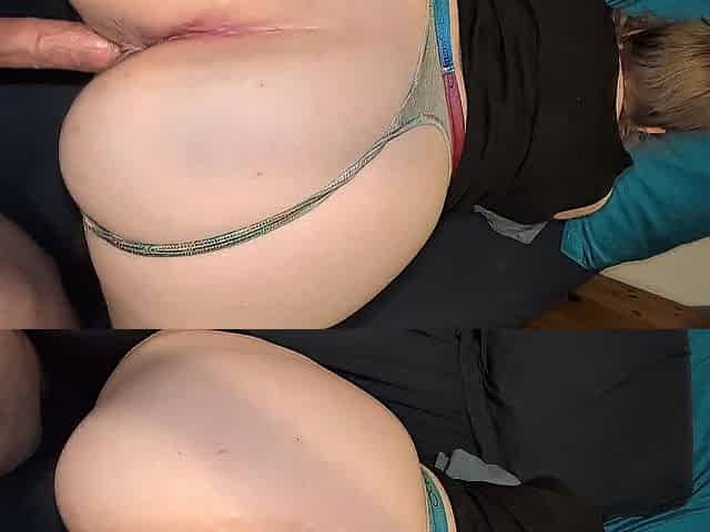 PAWG Creampie Doggy style / Vaginal Butt Shaking Climax