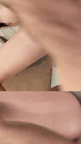 Young skinny teen participates in the casting for the first time
