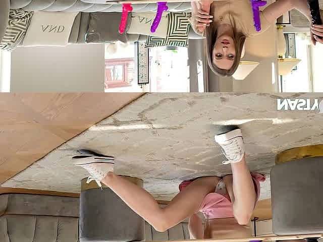 NastyClub - Tall skinny brunette hair Stacy Cruz drilled in sexy shower