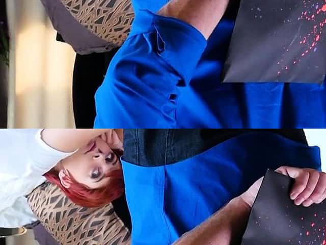Horny stepdad bangs his ginger teen after giving