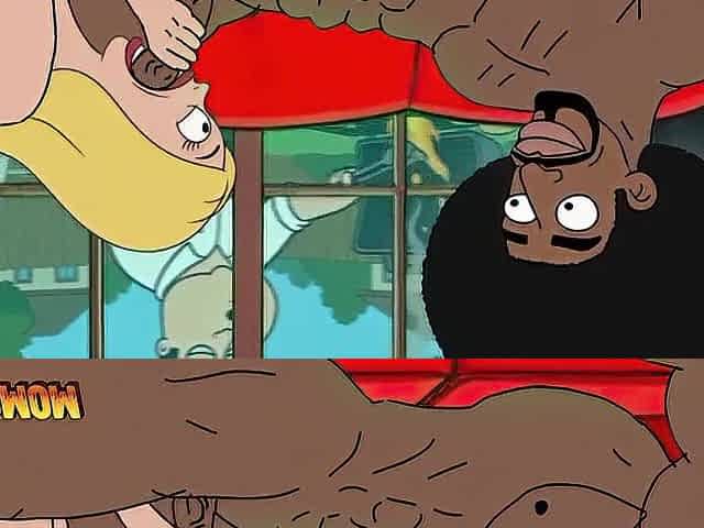 Ebony Plumber Bangs Married Housewife Whilst Cuckold Spouse Cooks BBQ. Toon RimJob