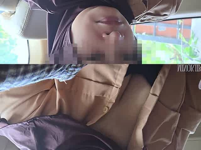Hijab Student (18+) Fucks in a Car to Upgrade Her Cellphone - Minokiiko