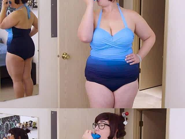 Chubby hot MILF erotic video