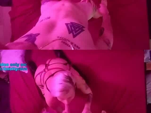 Latex nylons, cunt eating and load groaning climax - part 1 previous to the switch