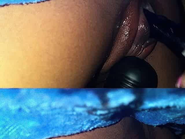 Soaking Wet Amateur Pussy Plays with Sex Toy