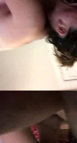 Brunette Slut Gives Blowjob To Big Cock Outdoors