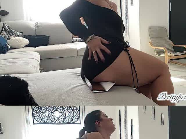 My booty is farting in my chocolate after eating